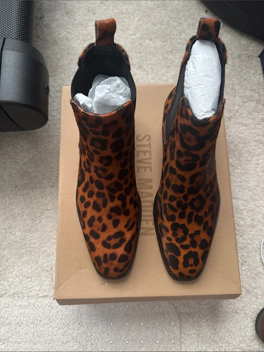 Steve Madden Men’s Leopard Print Chukka Boots - Brown/Black